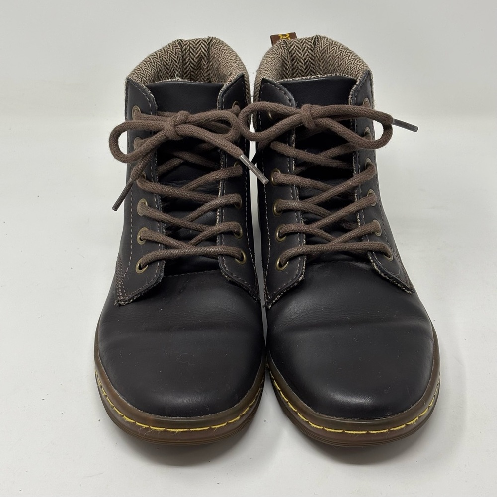Dr. Martens Women’s Maelly padded collar brown lace up boots size 7 - Picture 8 of 11